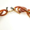 Kaleos eyewear - Double link resin chain brown • Frames and Faces