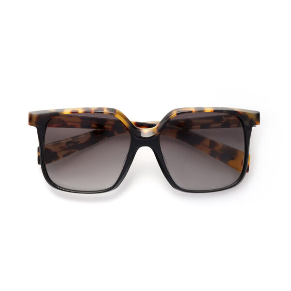 Kaleos Woods zonnebril zwart met tortoise bruin • Frames and Faces