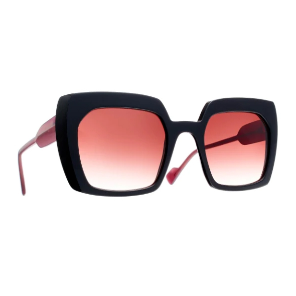 Blush Domino zwarte zonnebril • Frames and Faces