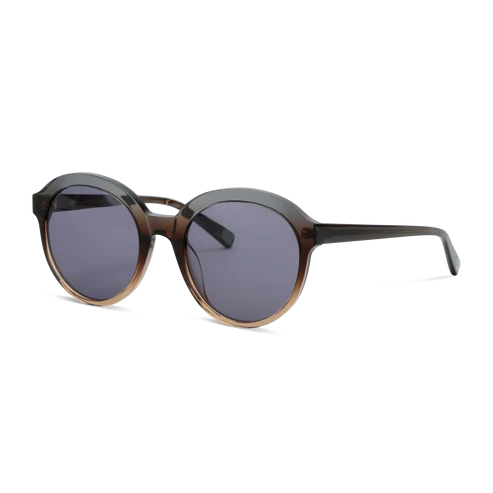 George Gina & Lucy Seyedkick S nude-blauwe zonnebril • Frames and Faces