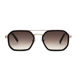 Andy Brook Russel ll goudkleurige zonnebril • Frames and Faces